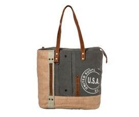 Myra USA Canvas Patch Tote