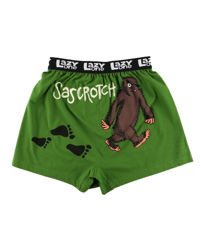 Lazyones Mens Funny Boxers - Sascrotch