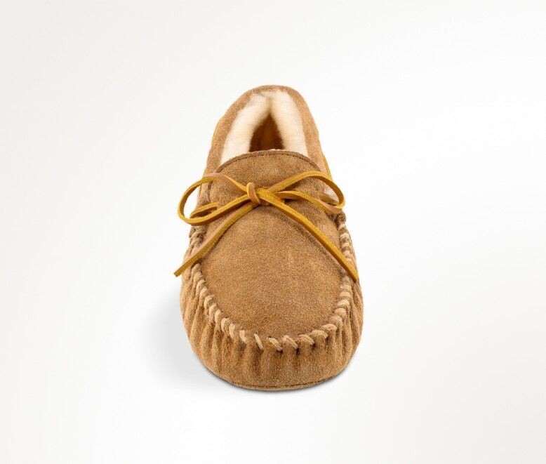 Minnetonka Mens Sheepskin Softsole Moc