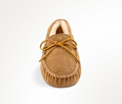 Minnetonka Mens Sheepskin Softsole Moc