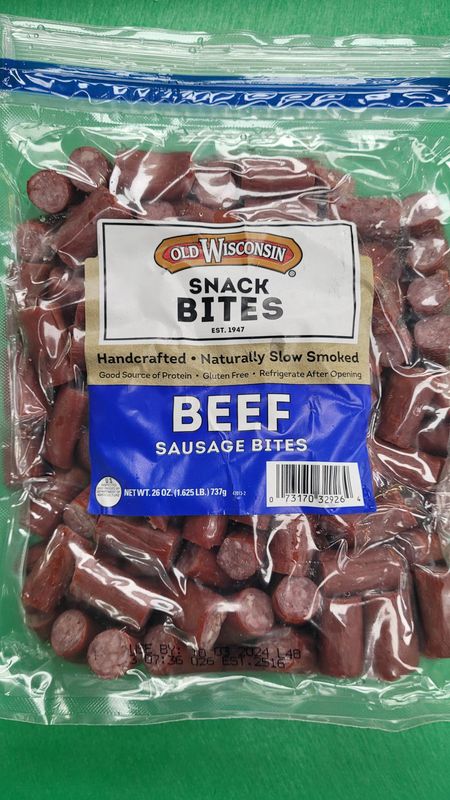 Beef Sausage Bites Old Wisconsin 26oz BAG