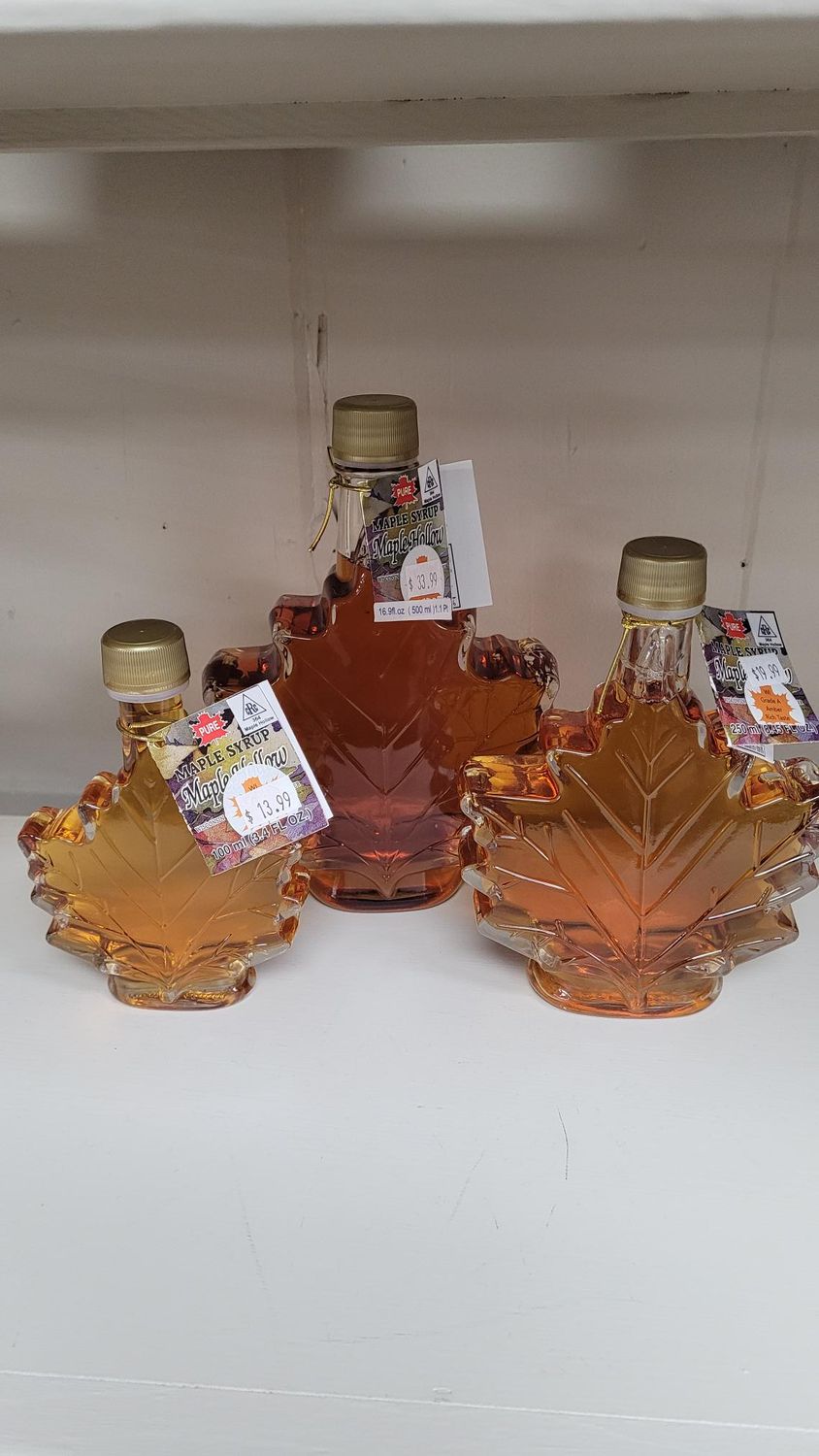 WISCONSIN MAPLE SYRUP GRADE "A" (3 sizes)
