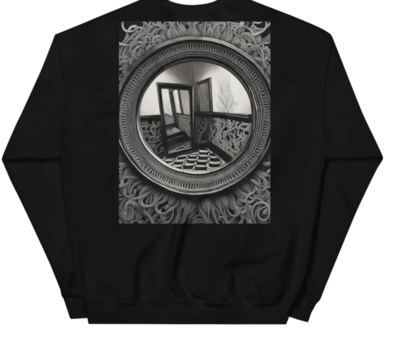 crew neck black sweat shirt