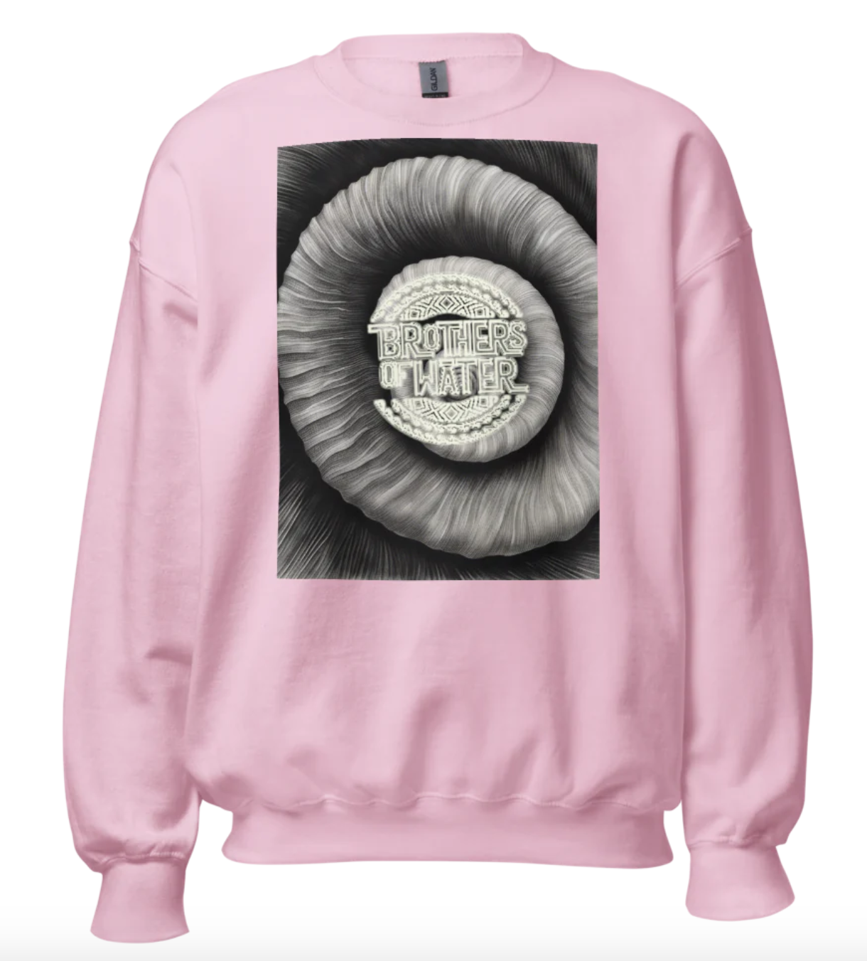 Pink unisex sweat shirt