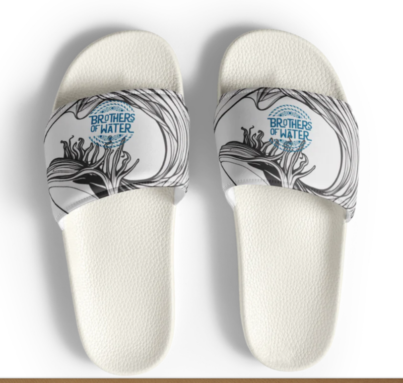 Slide in sandals