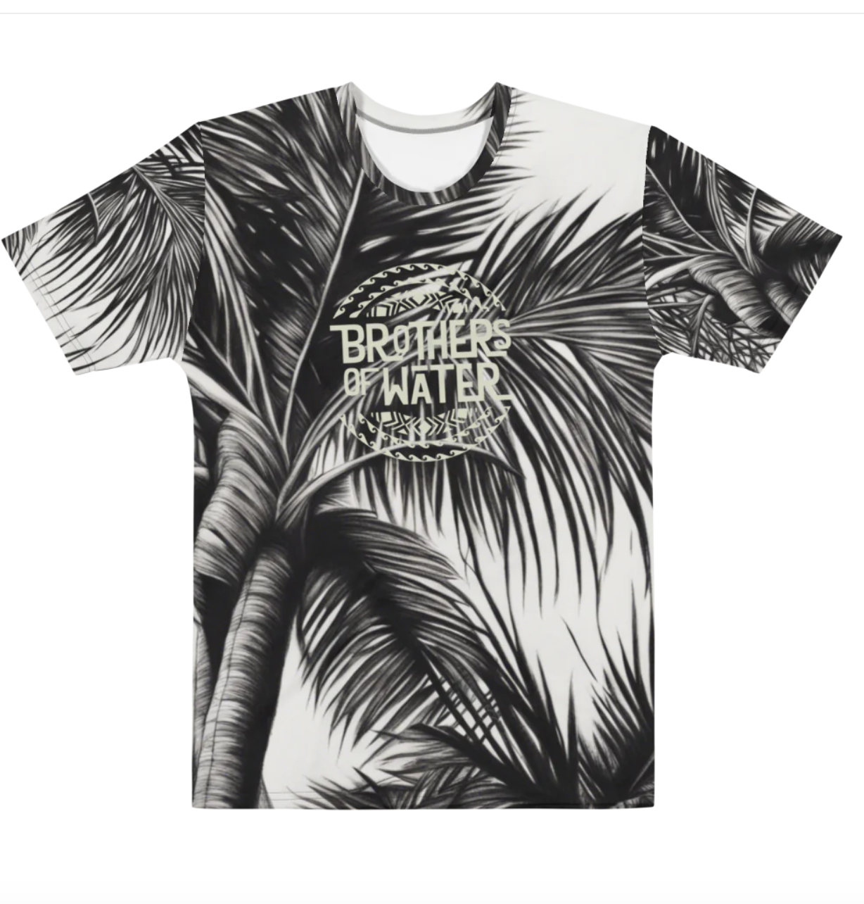 Brothers of water Hawaiian design T shirt