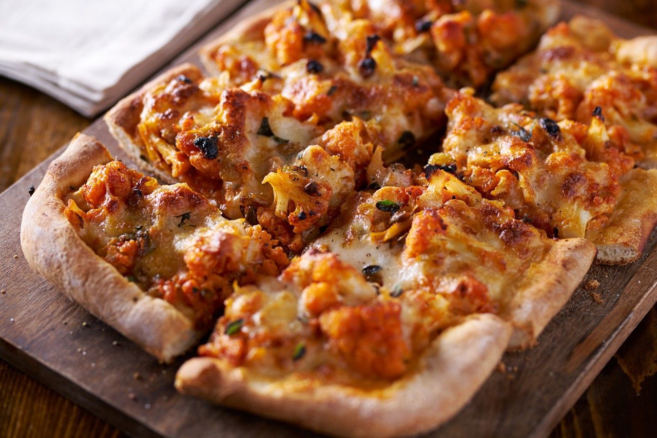 Chunky and Bop's Meat Lovers Flatbread Pizza Order Now Chunky and Bops