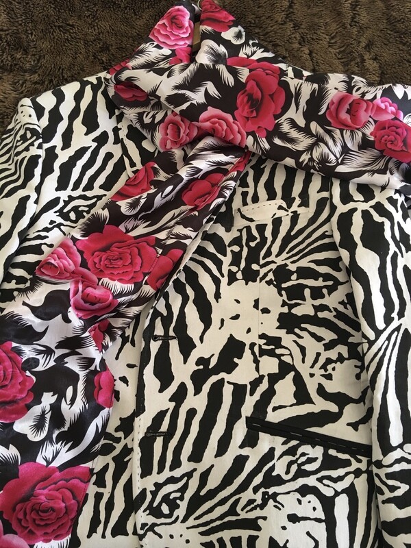 Hibiscus Zebra Jacket