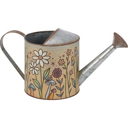 Floral Field Watering Can