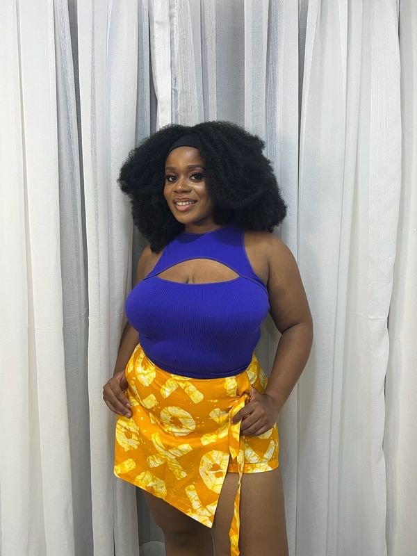 Ankara Tribal Print Skort