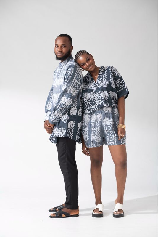 Amore Matching Set- Shirt And Two Piece