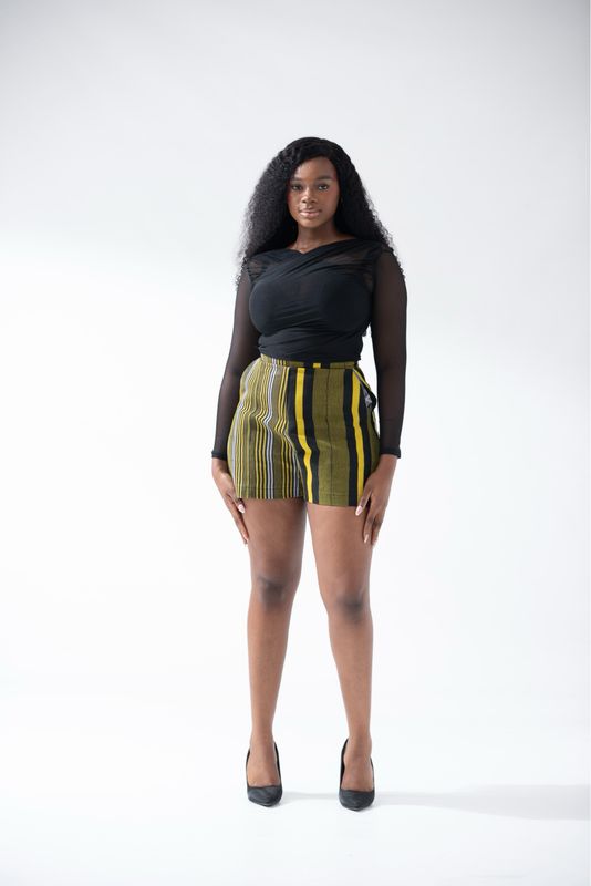 Aso-oke Shorts