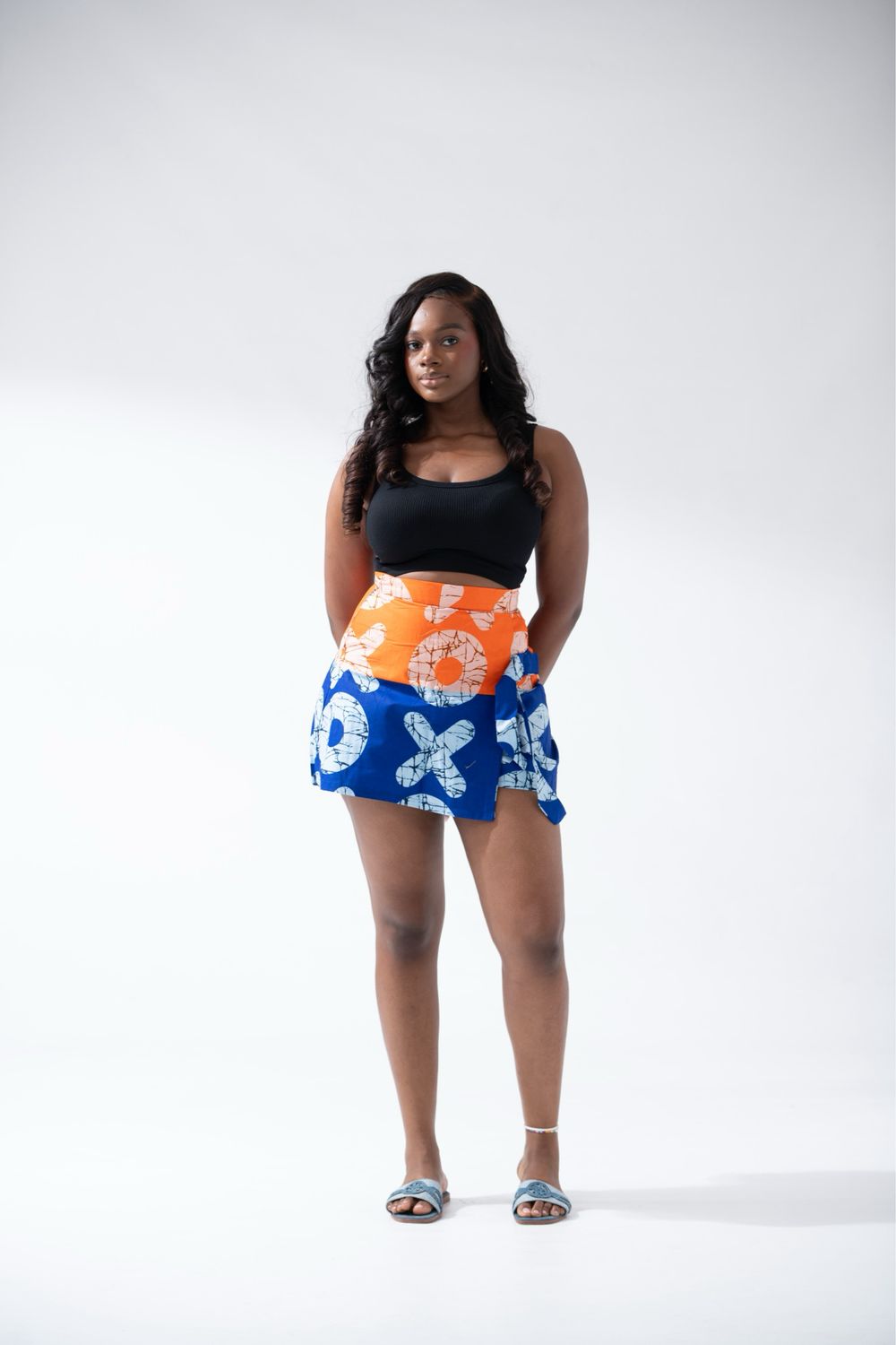 Ankara Print Skort