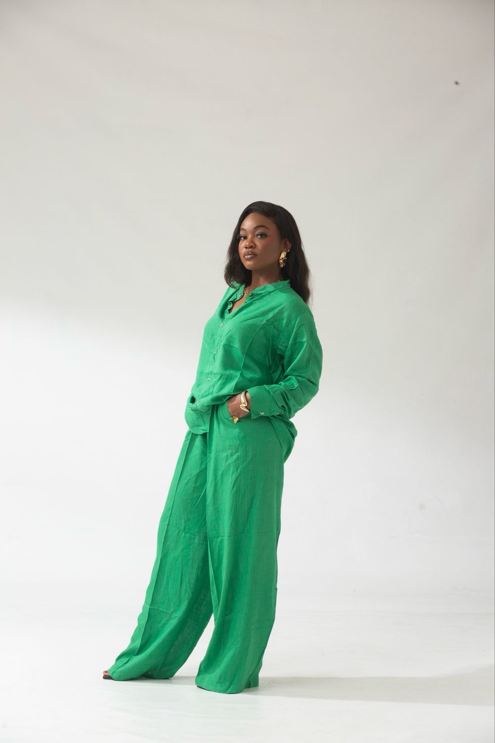 Linen Two Piece Set