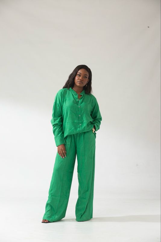 Linen Two Piece Set