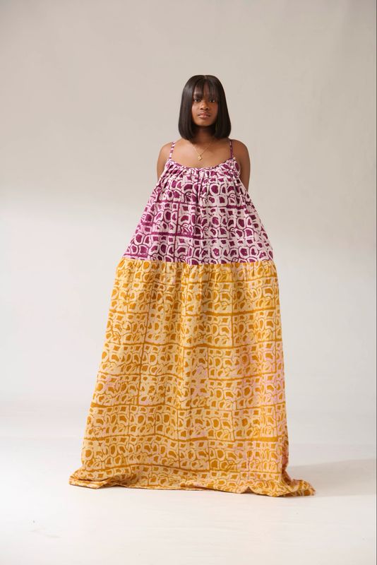 Adire Blended Dress