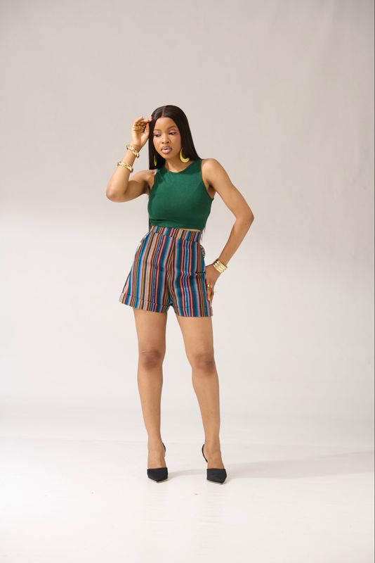 Aso-oke Shorts