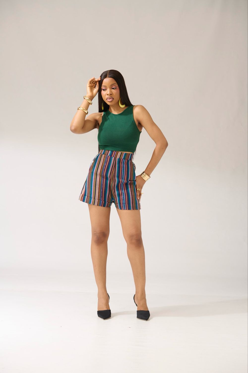 Aso-oke Shorts
