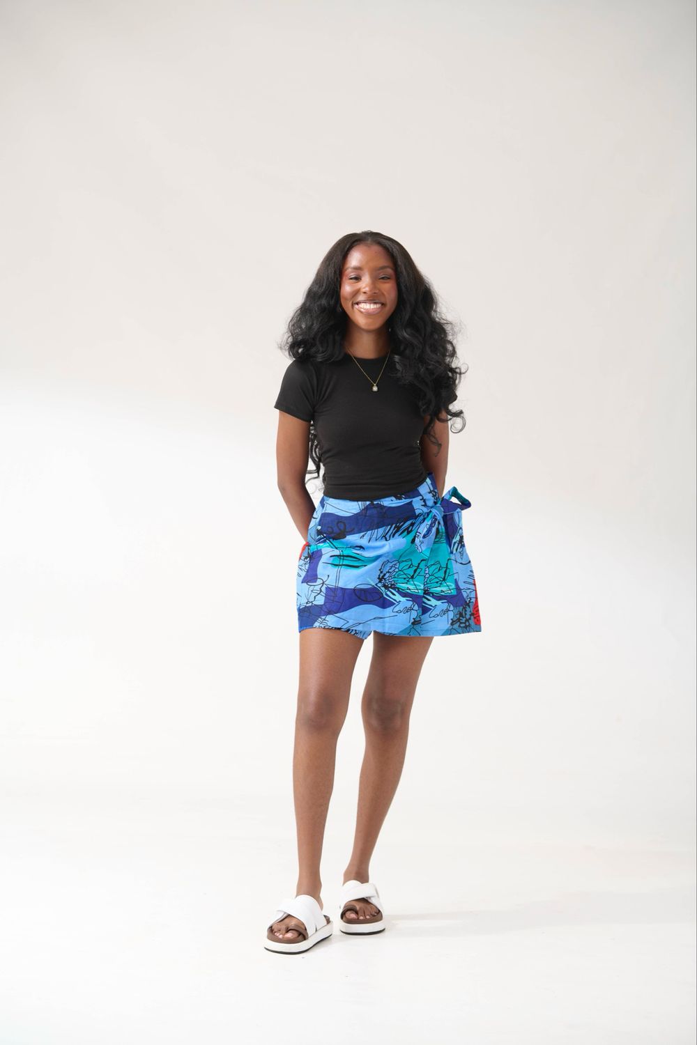 Ankara Tribal Print Skort