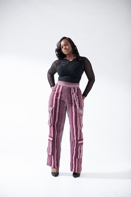 UK Special - Aso-oke Cargo Pants