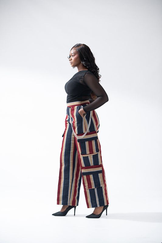 US Special - Aso-oke Cargo Pants