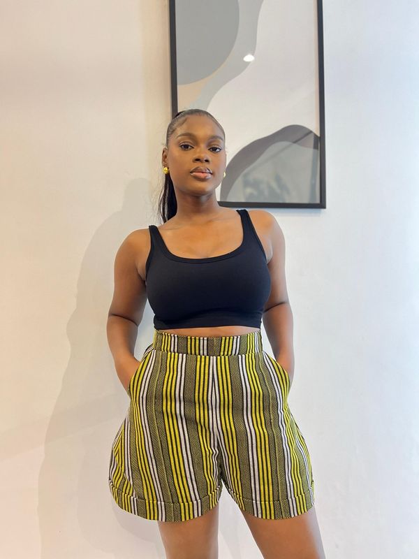 UK Special - Aso-oke Shorts