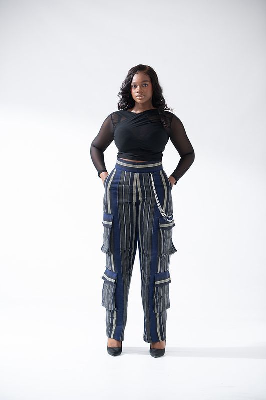 US Special - Aso-oke Cargo Pants