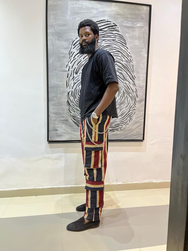 UK Special - Male Asooke Cargo Pants