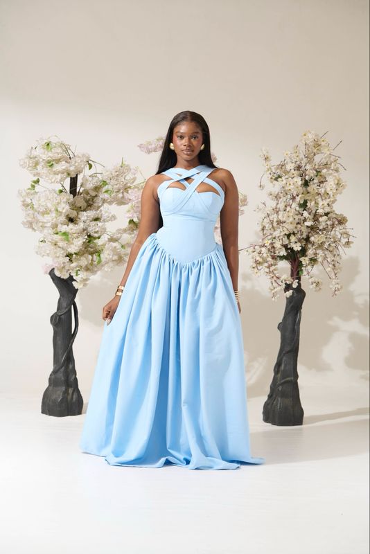 Tiffany Rose Corset Dress - Maxi