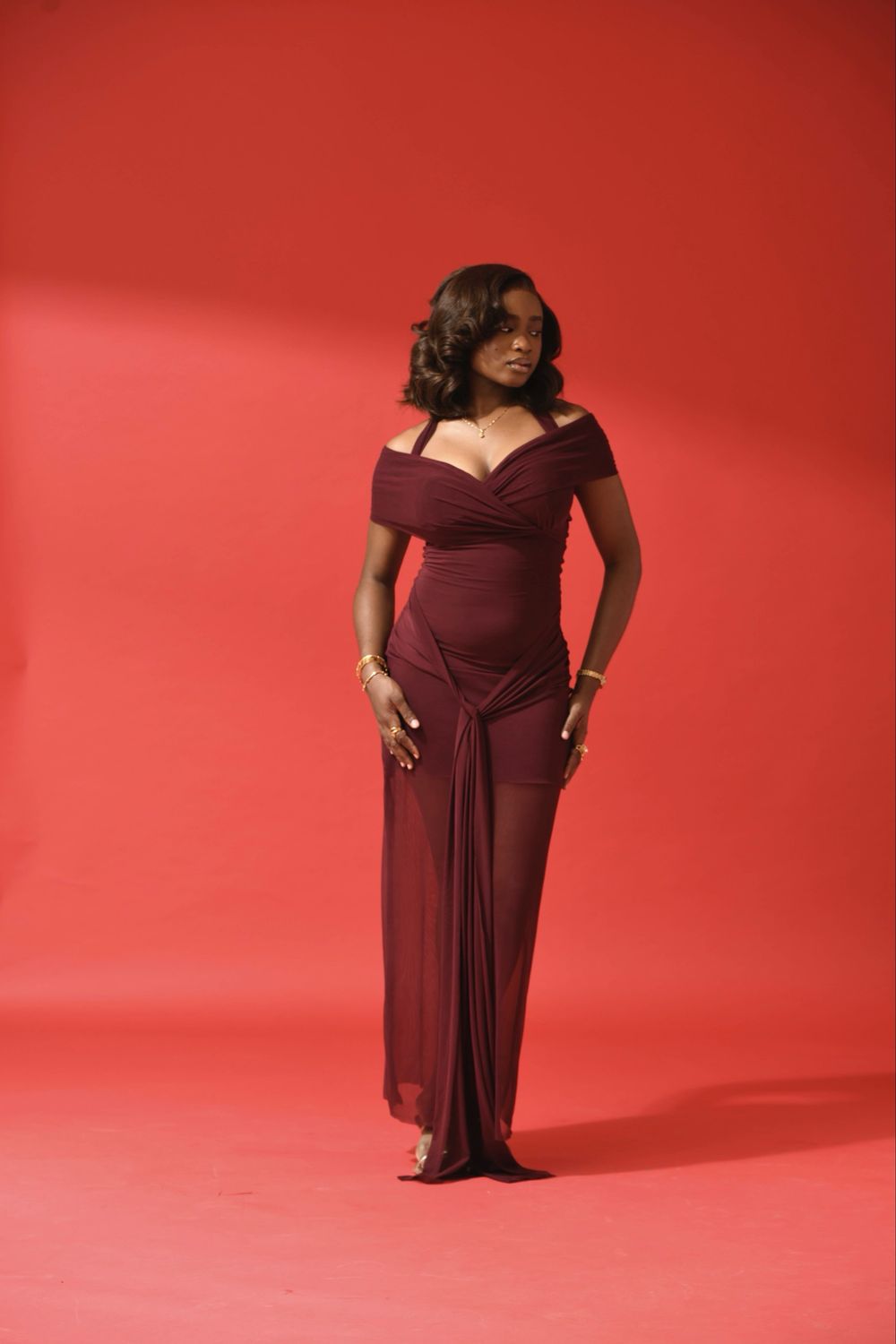 UK Special- Mesh Maxi Dress