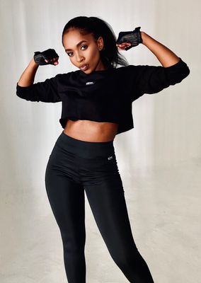 MBMP Crop Top Sweater (Black)
