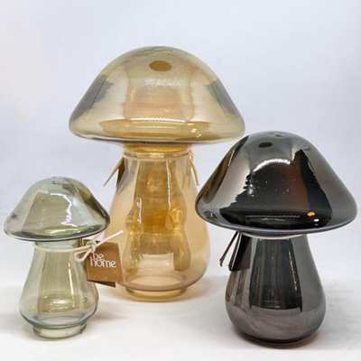 Luster Glass Mushrooms