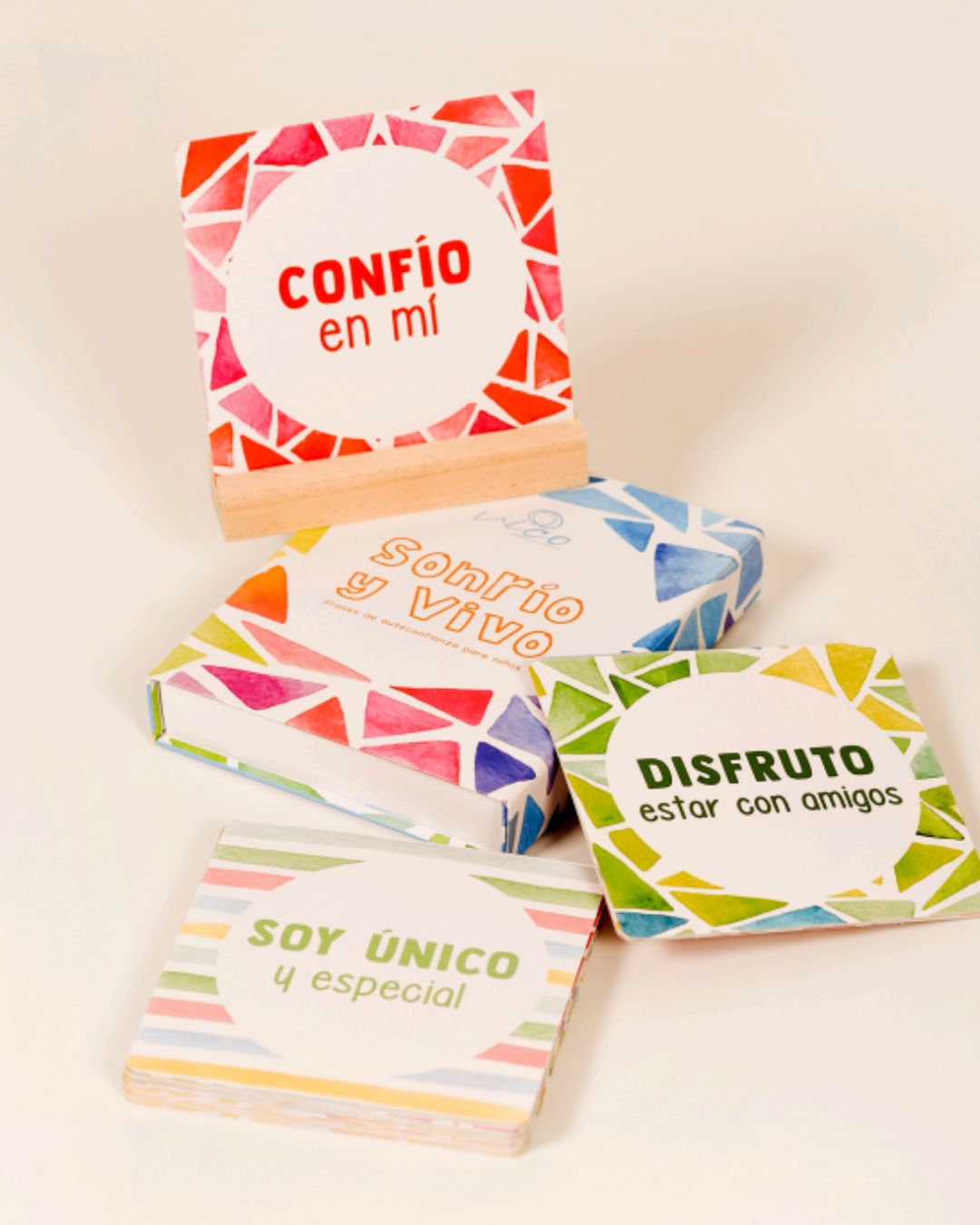 Set De Cartas “Sonrío y Vivo”