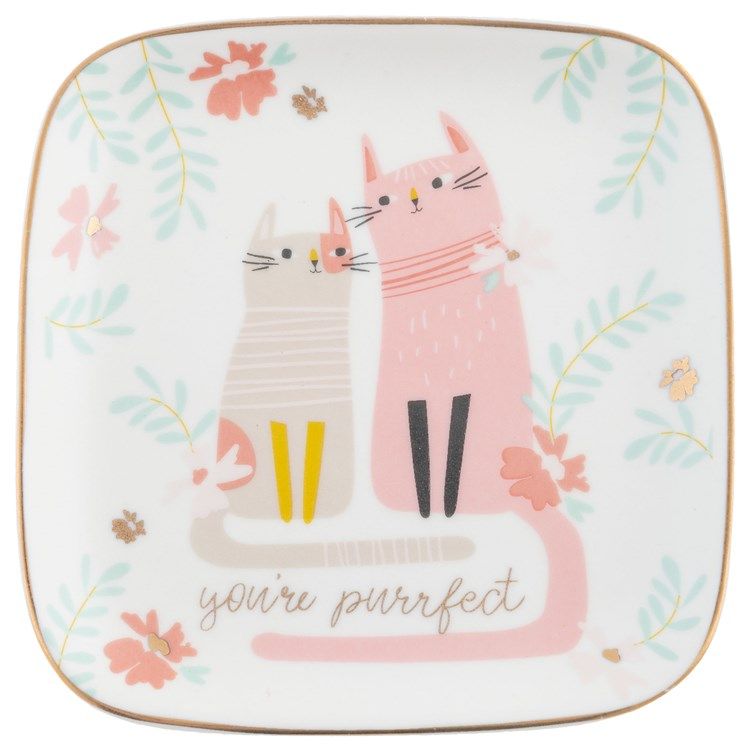 You're Purrfect Large Trinket Tray