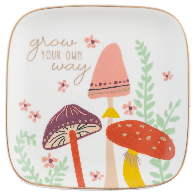 Grow your own way Large Trinket Tray