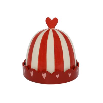 Heart And Stripes Jar