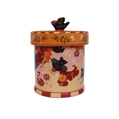 Orange Bird Jar