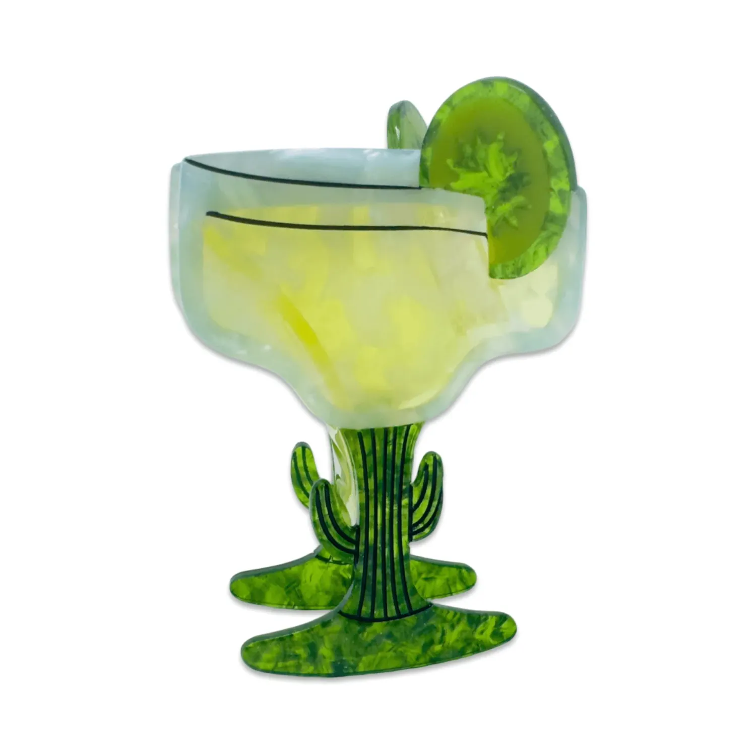 Large Margarita Hair Claw Clip