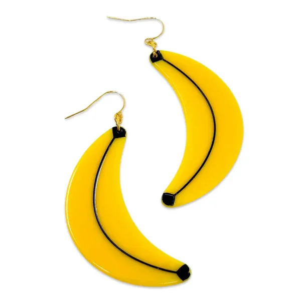 Banana Acetate Earrings