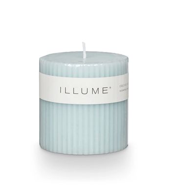 Fresh Sea Salt Small Pillar Candle
