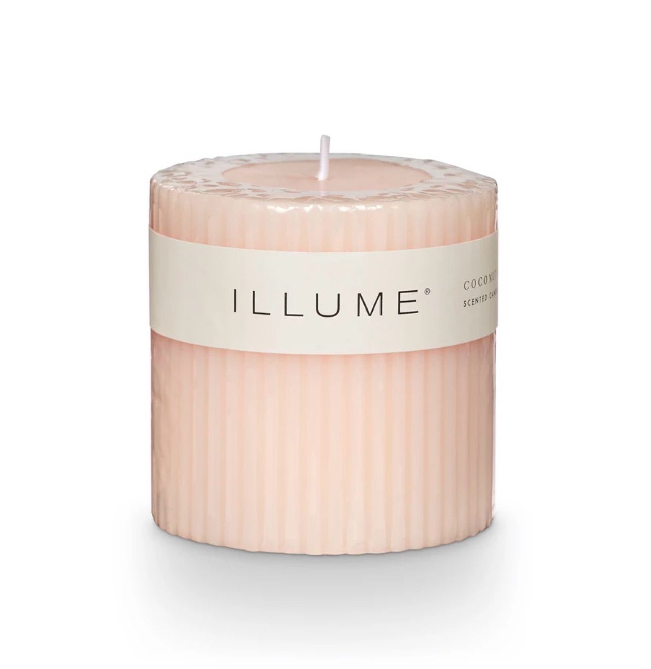 Coconut Milk Mango Small Pillar Candle