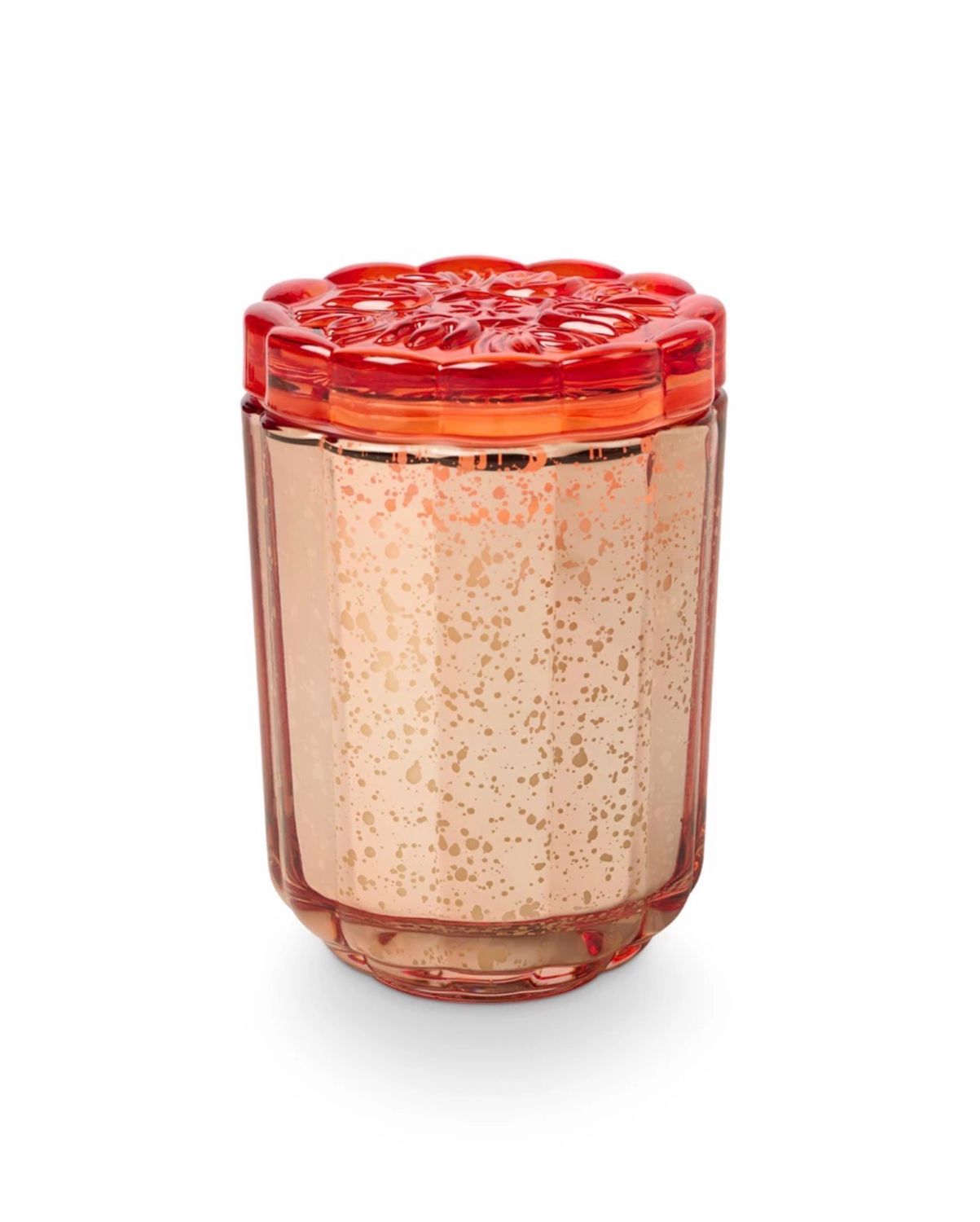 Blood Orange Dahlia Glass Candle