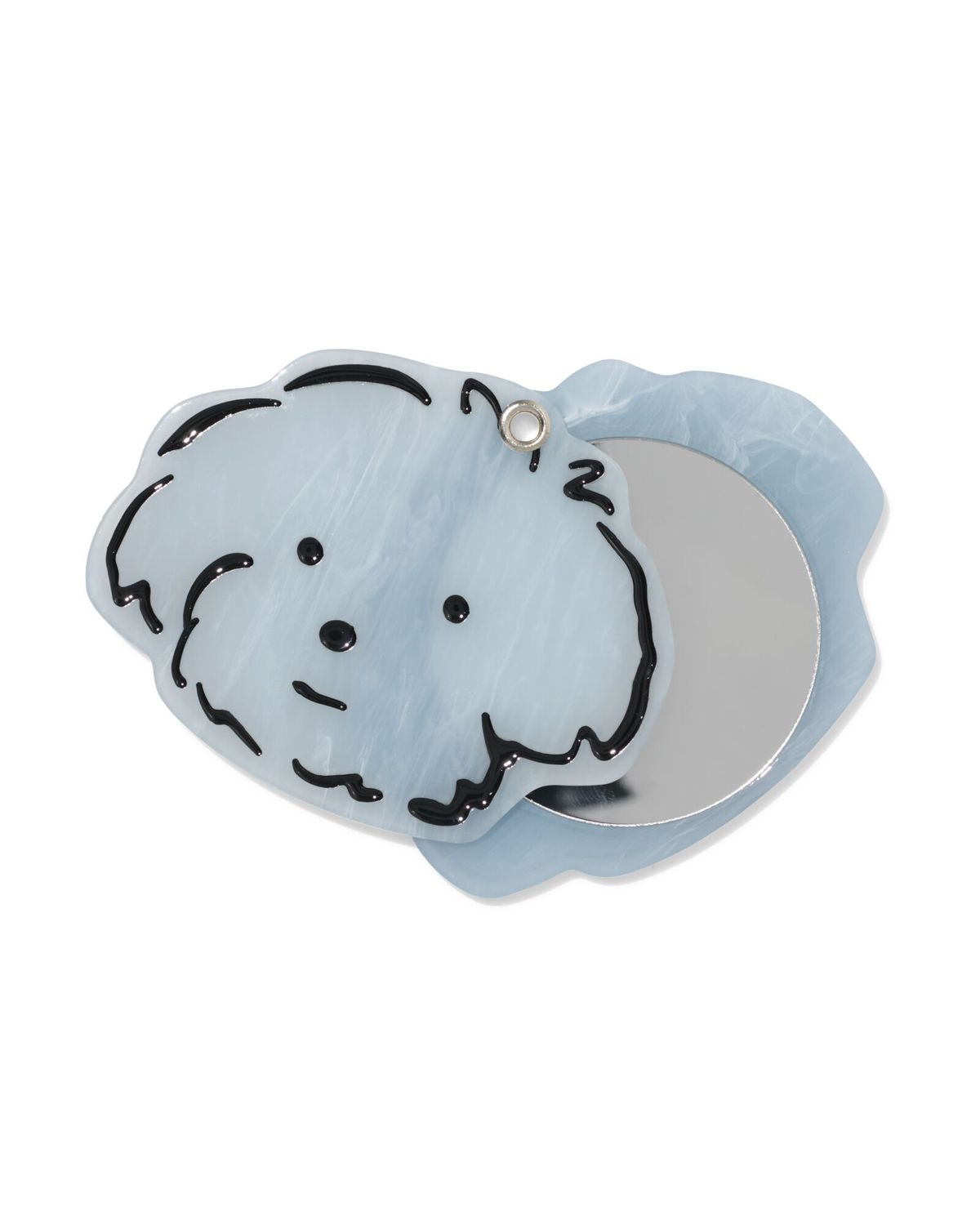 Espejo de acetato de perrito