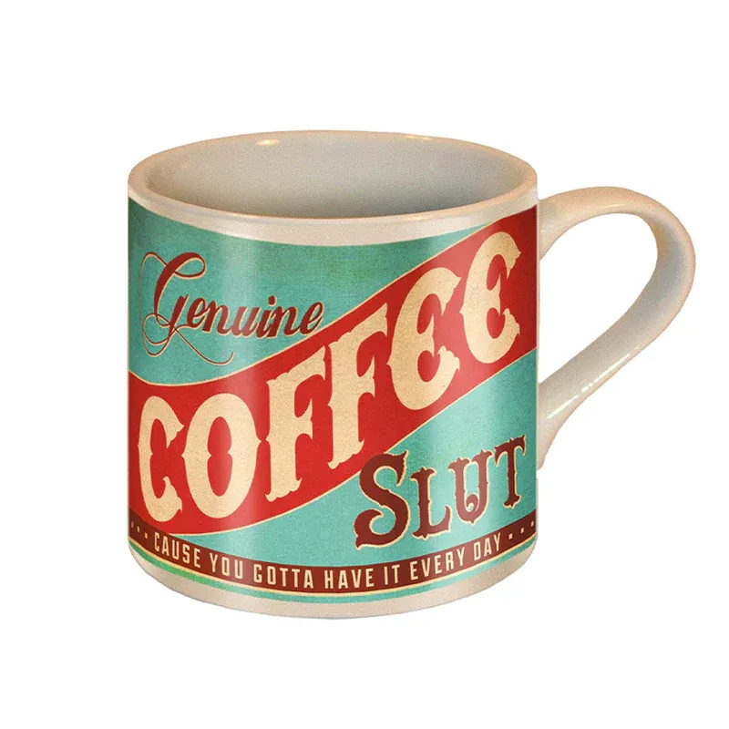 Genuine Coffee Slut Porcelain Mug