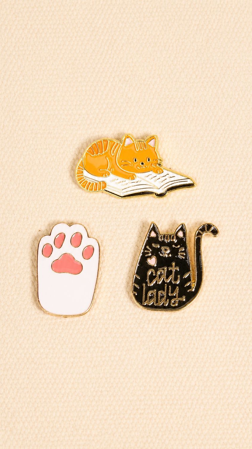 Set De 3 Pines Cool Cats