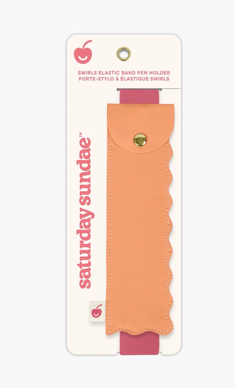 Tutti-Frutti Swirls Elastic Band Pen Holder