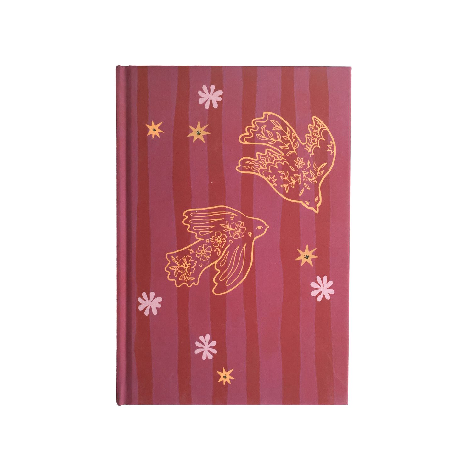Birds Linen Journal