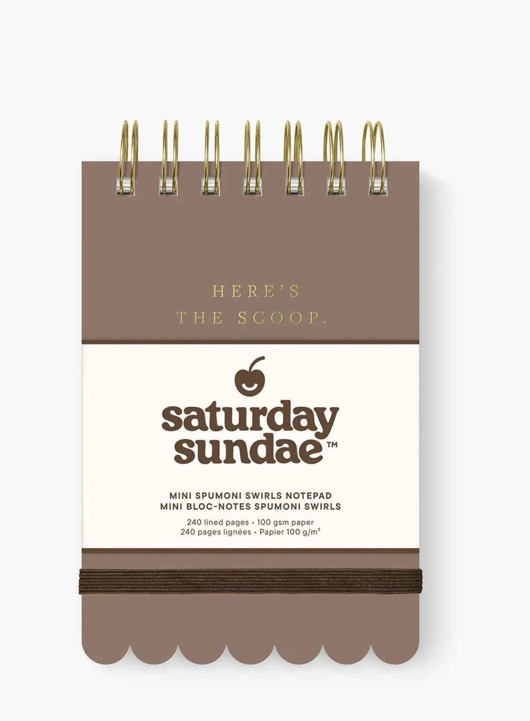 Vanilla Bean Mini Spumoni Swirls Notepad
