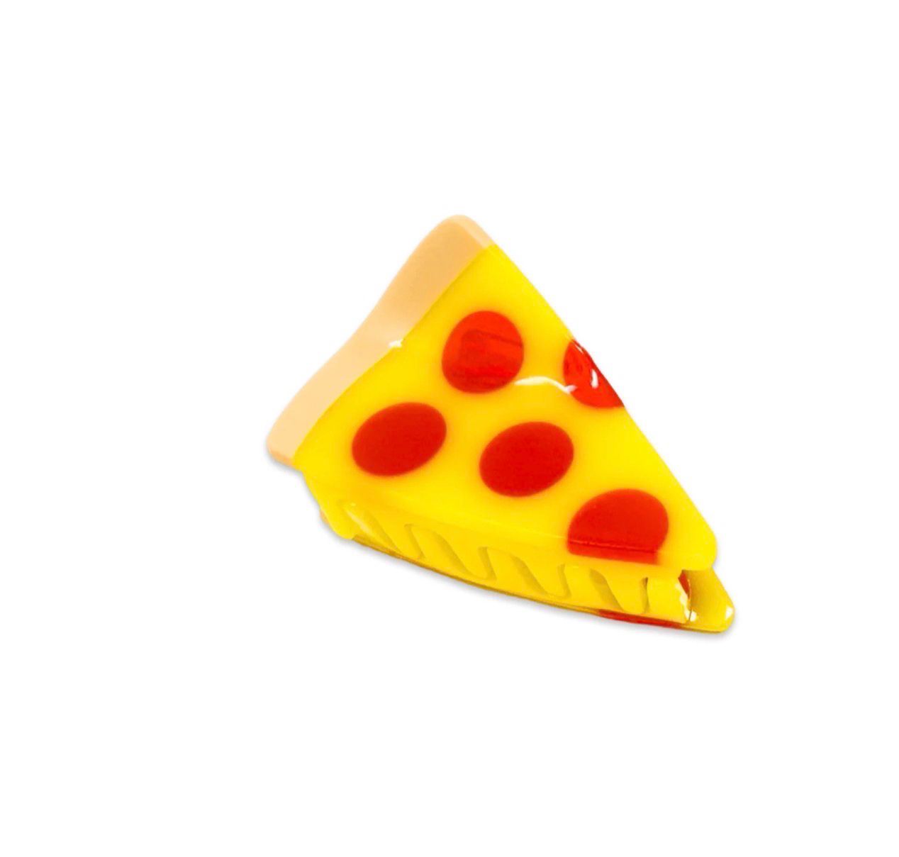 Mini Pizza Hair Claw Clip