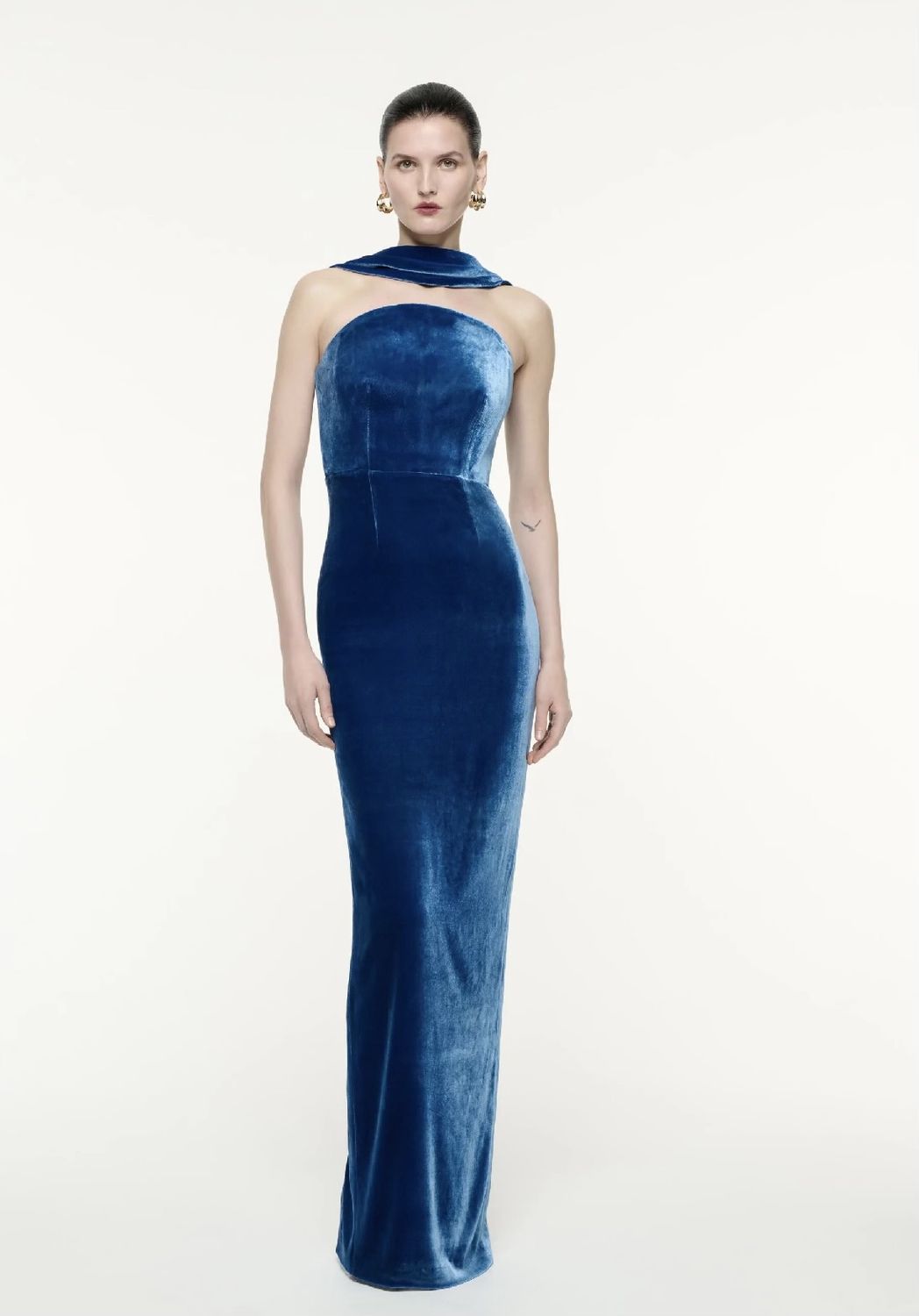 Velvet Sash Gown